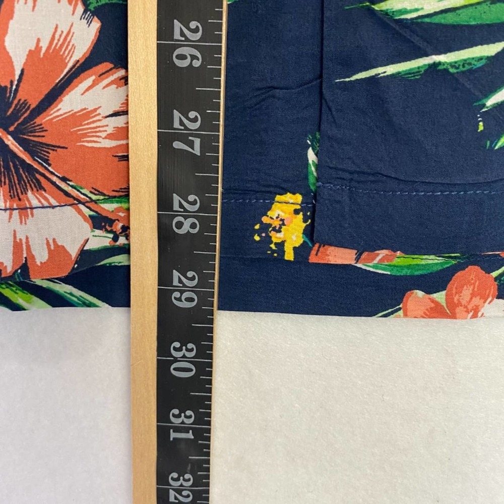 Aeropostale The Resort Shirt Button Up Shirt Collared Tropical Floral Black L - Picture 7 of 9